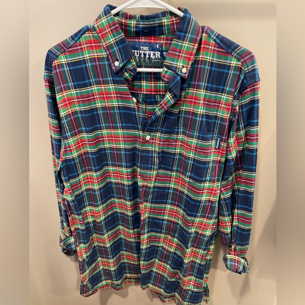 Chubbies Plaid Quarter Button Longsleeve